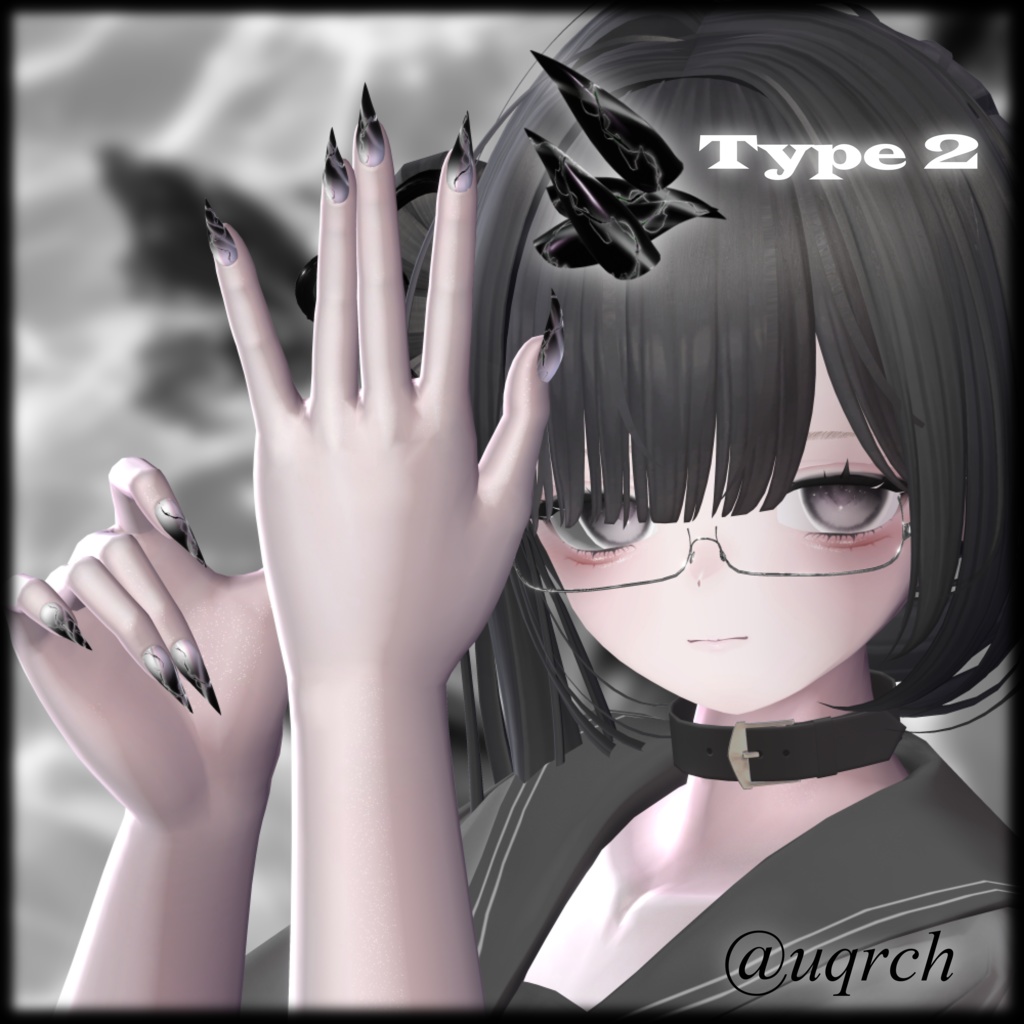 【12アバター対応】✦Talon Nail