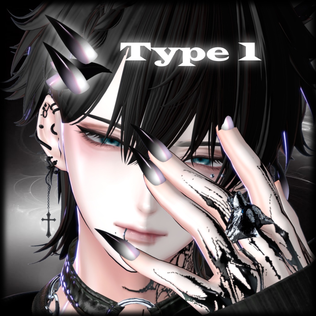 【12アバター対応】✦Talon Nail