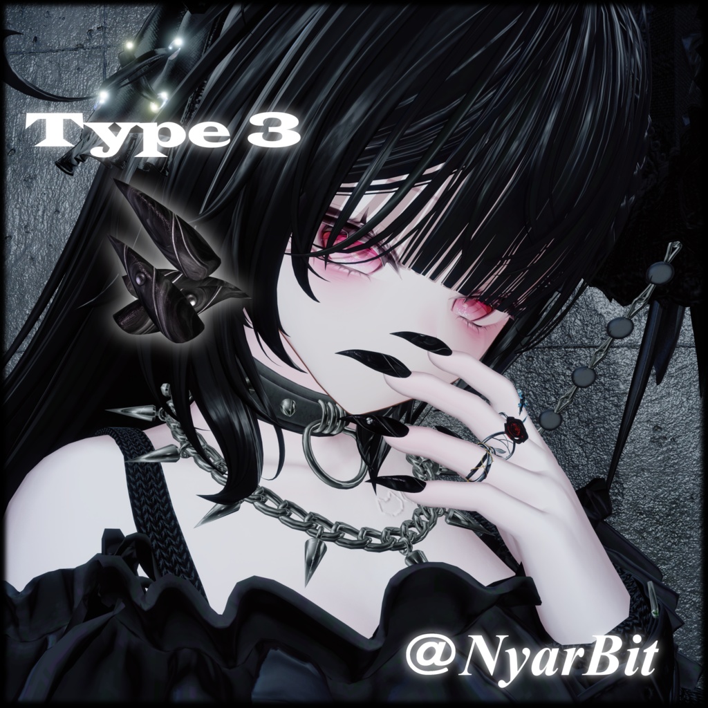 【12アバター対応】✦Talon Nail