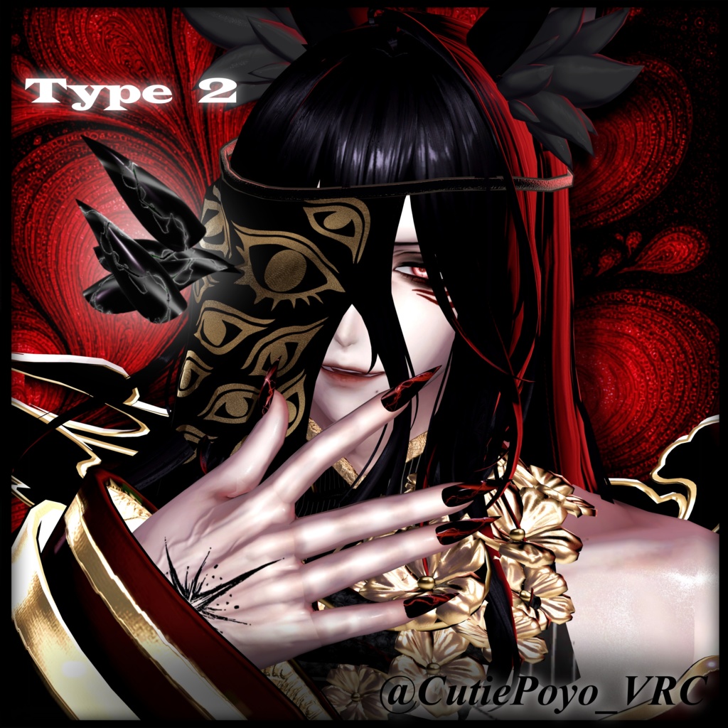 【12アバター対応】✦Talon Nail