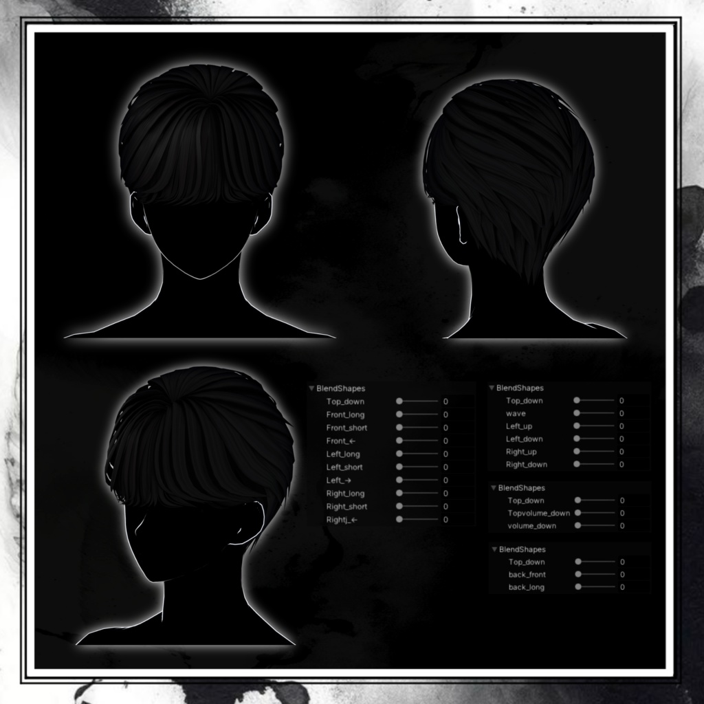 【Sale / 25% off】✦Feather Short Hair