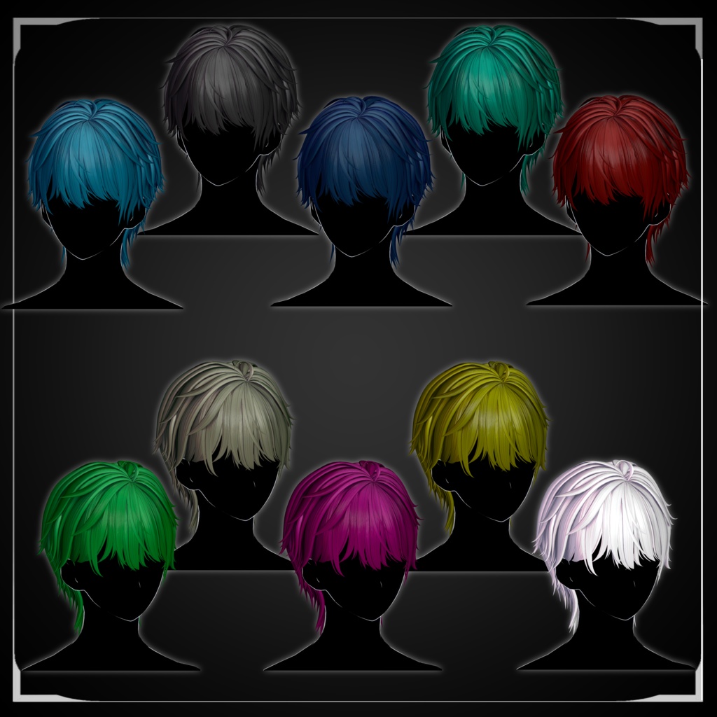 【6アバター対応】✦ Lunvex Short Wolf Hair