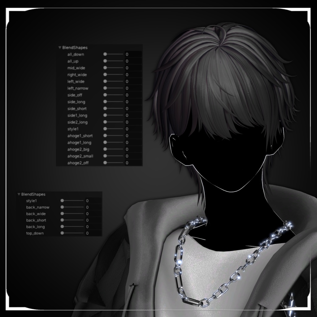 【6アバター対応】✦ Lunvex Short Wolf Hair