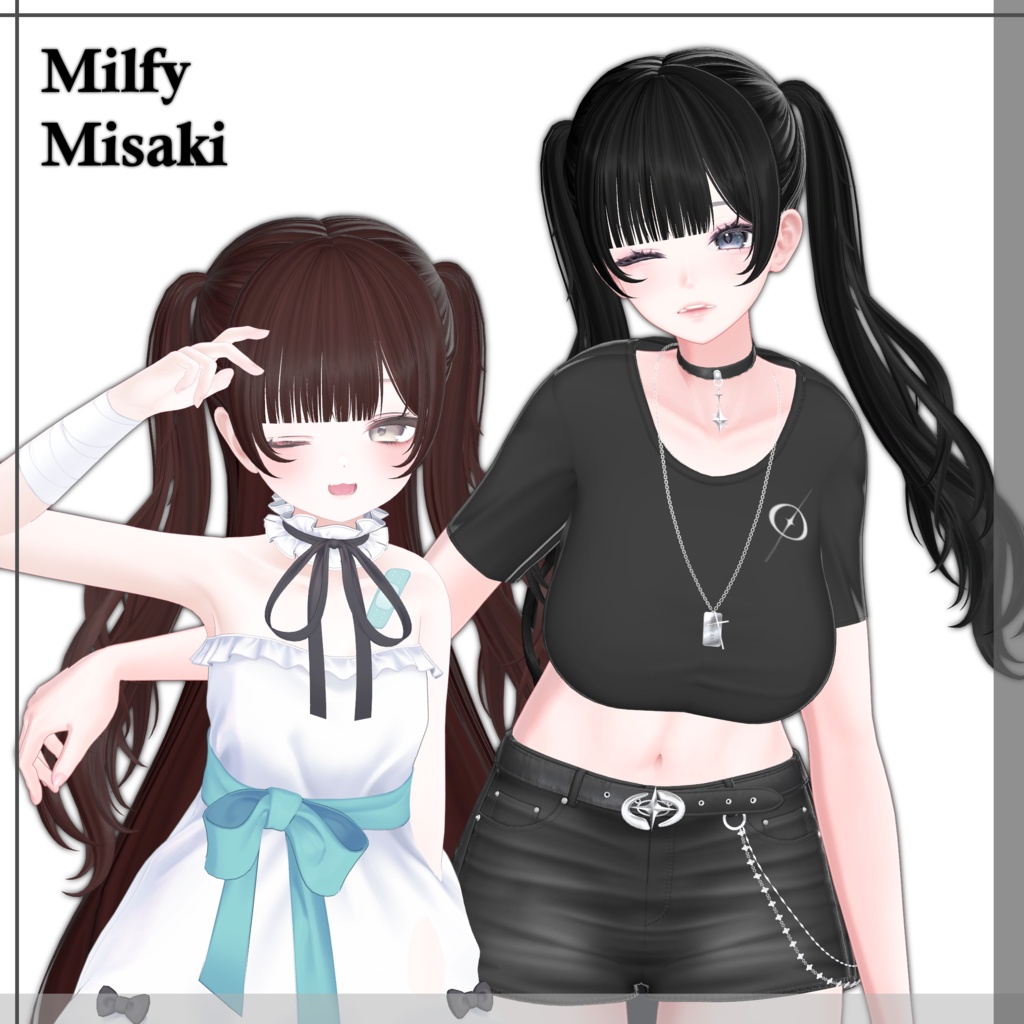 ❥Miel Twin Hair 【12 avatars】