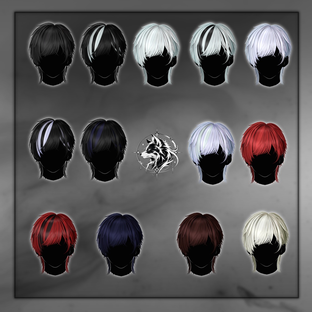 ■Sale 15%off ✦Rome Wolf Hair 【9アバター対応】