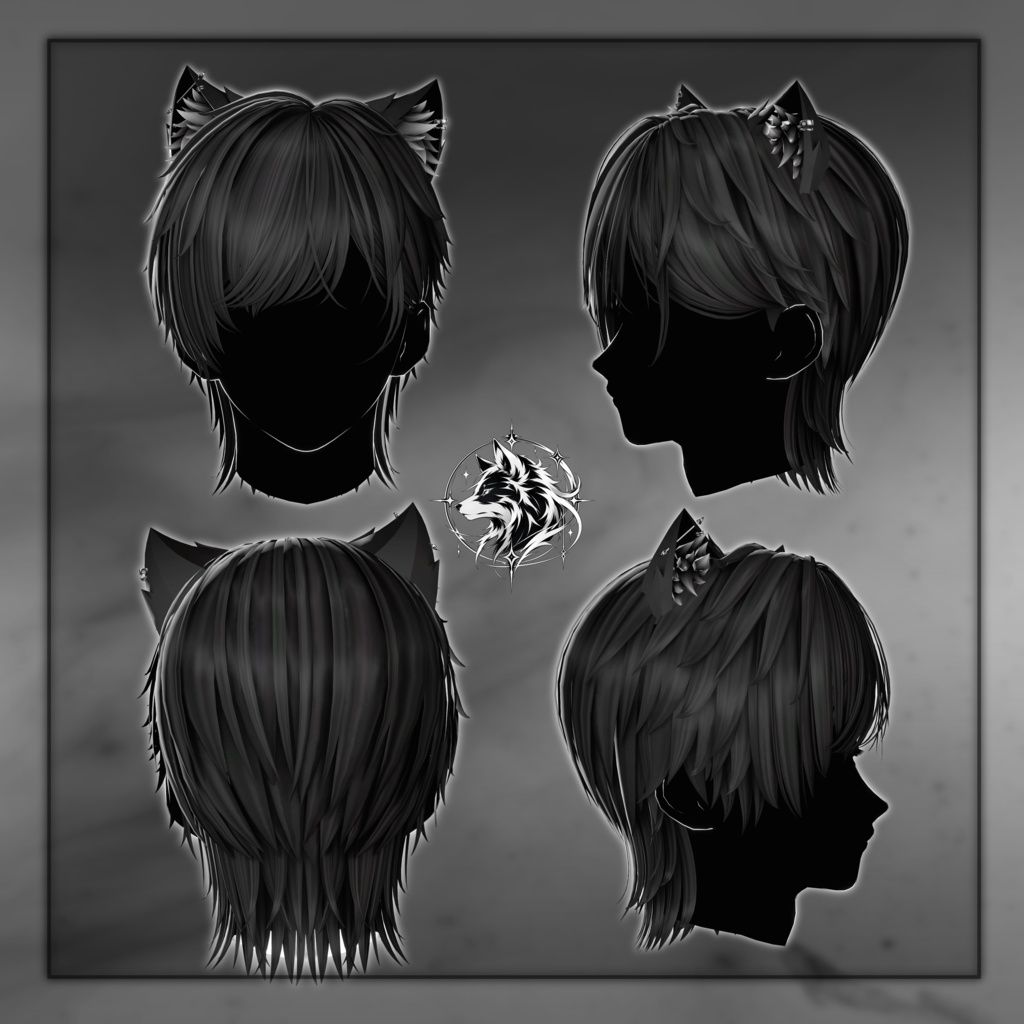 ■Sale 15%off ✦Rome Wolf Hair 【9アバター対応】