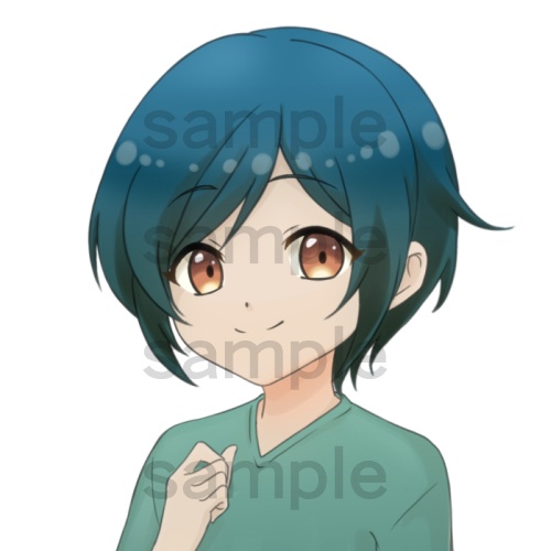 少年『アイル』立ち絵