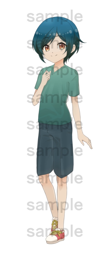 少年『アイル』立ち絵