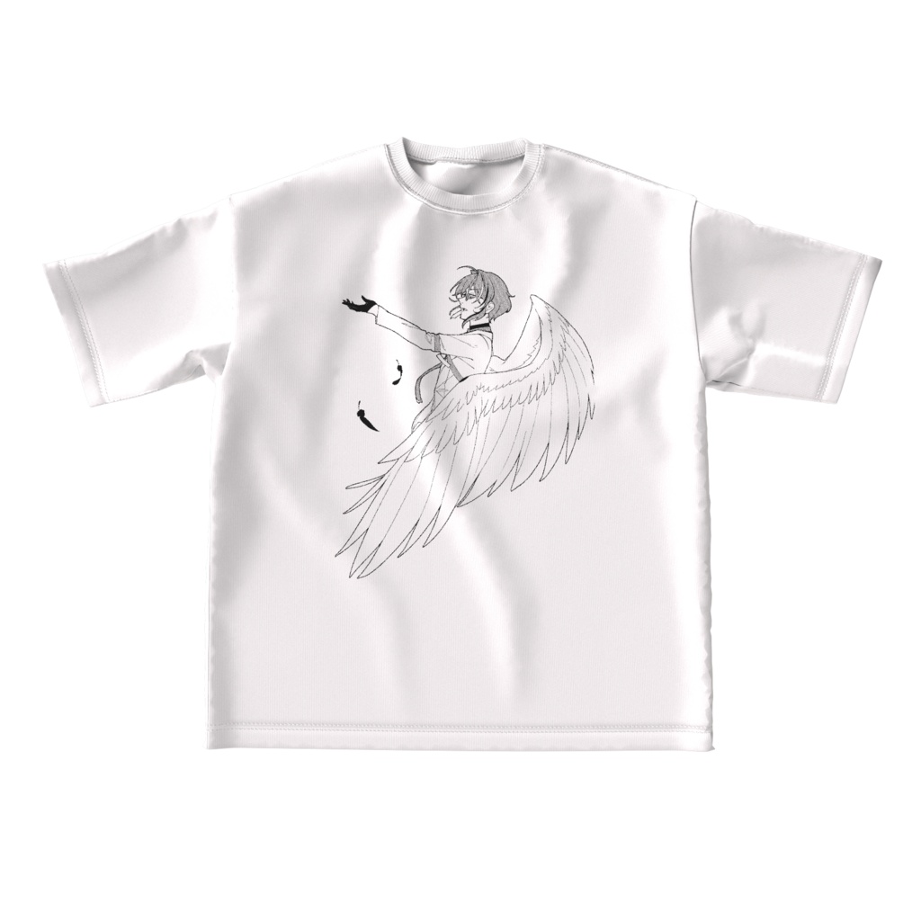 sintheticunleash - #01 前面印刷ビッグシルエットTシャツ
