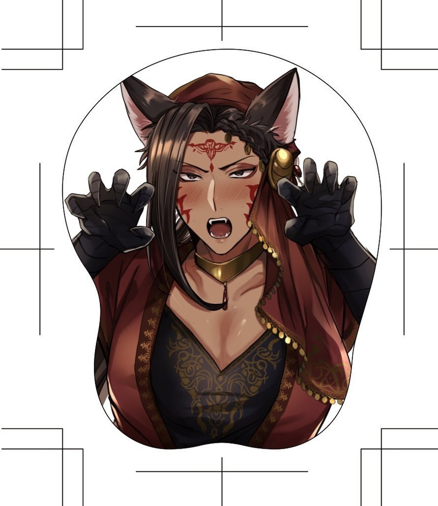 おっぱいマウスパッドキーチェーン