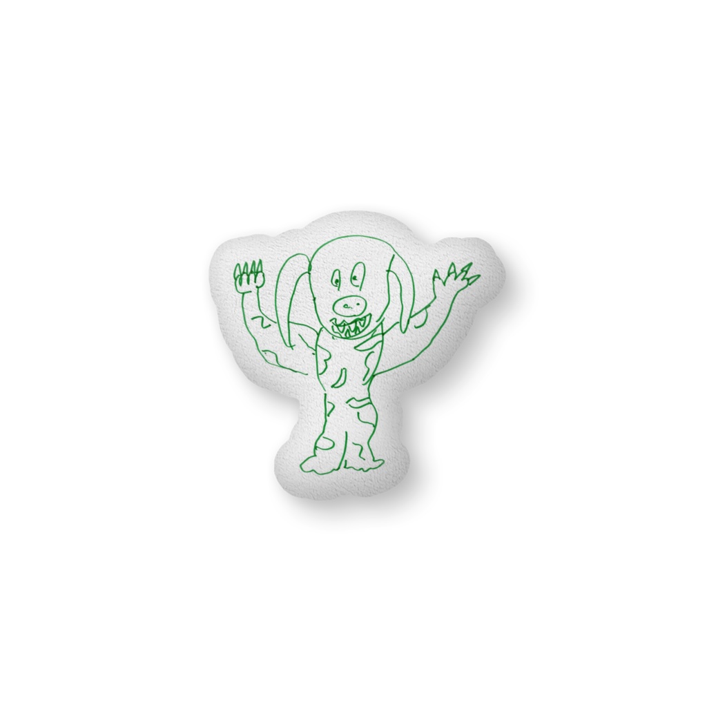 バケモノじゃないよクッション