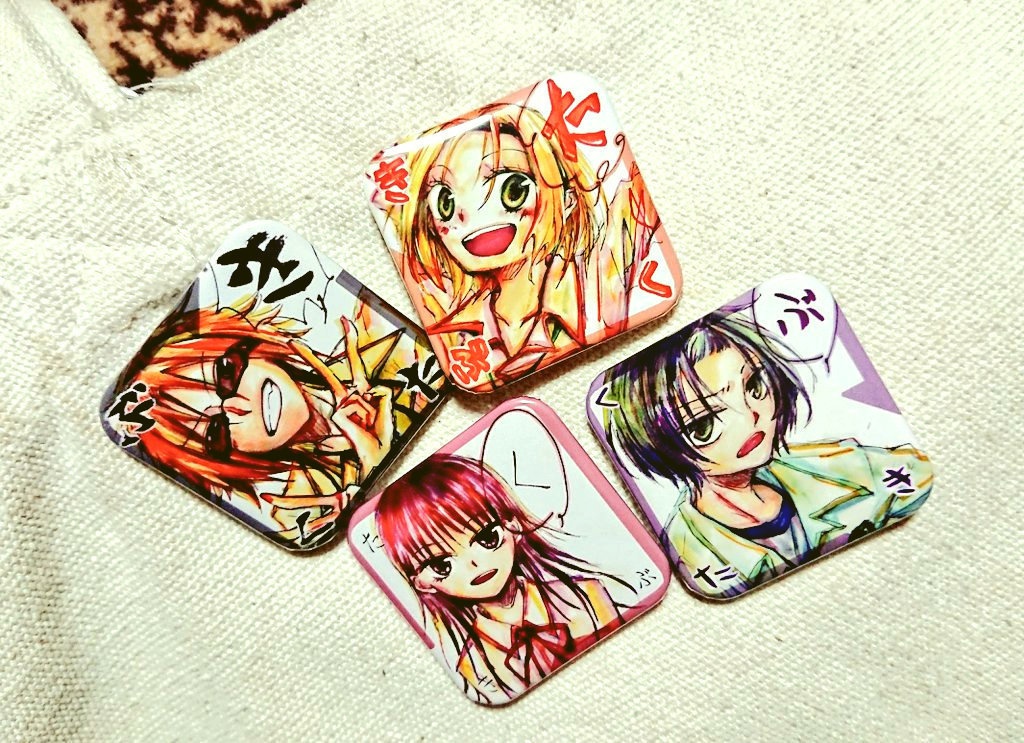 帰宅部スクエア缶バッジ