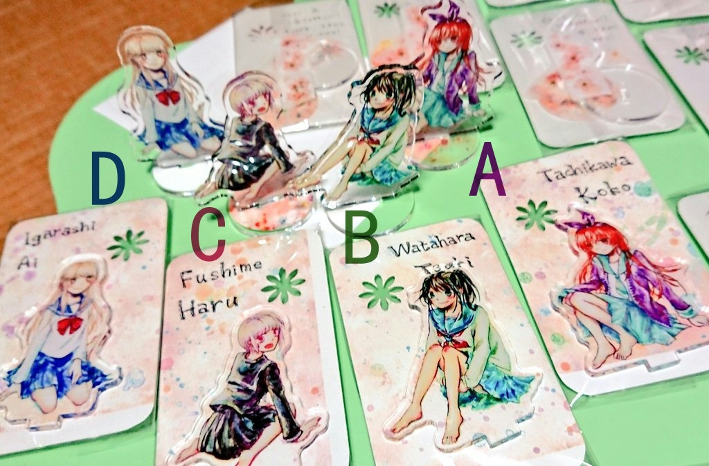 セーラー女子のアクリルスタンド