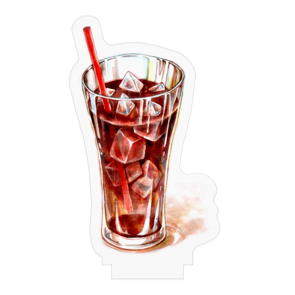アイスコーヒーのアクリルスタンド