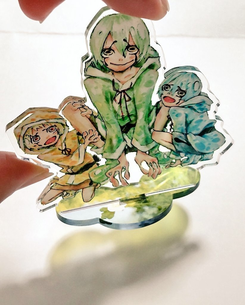 ニホンアマガエル擬人化アクスタ