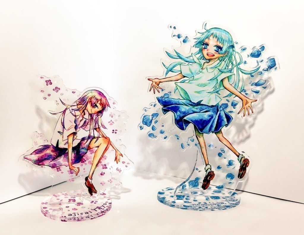 ネモフィラ弥葉のアクリルジオラマ