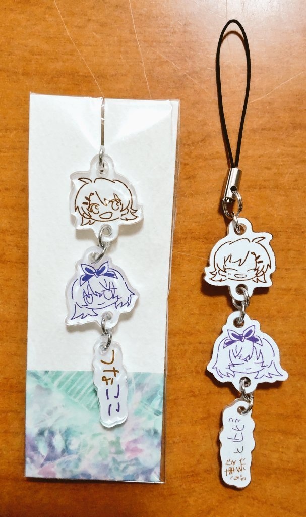 ゆるちちゃつなここ連結アクキー