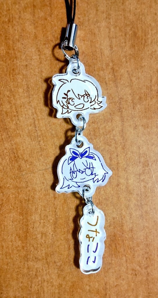 ゆるちちゃつなここ連結アクキー