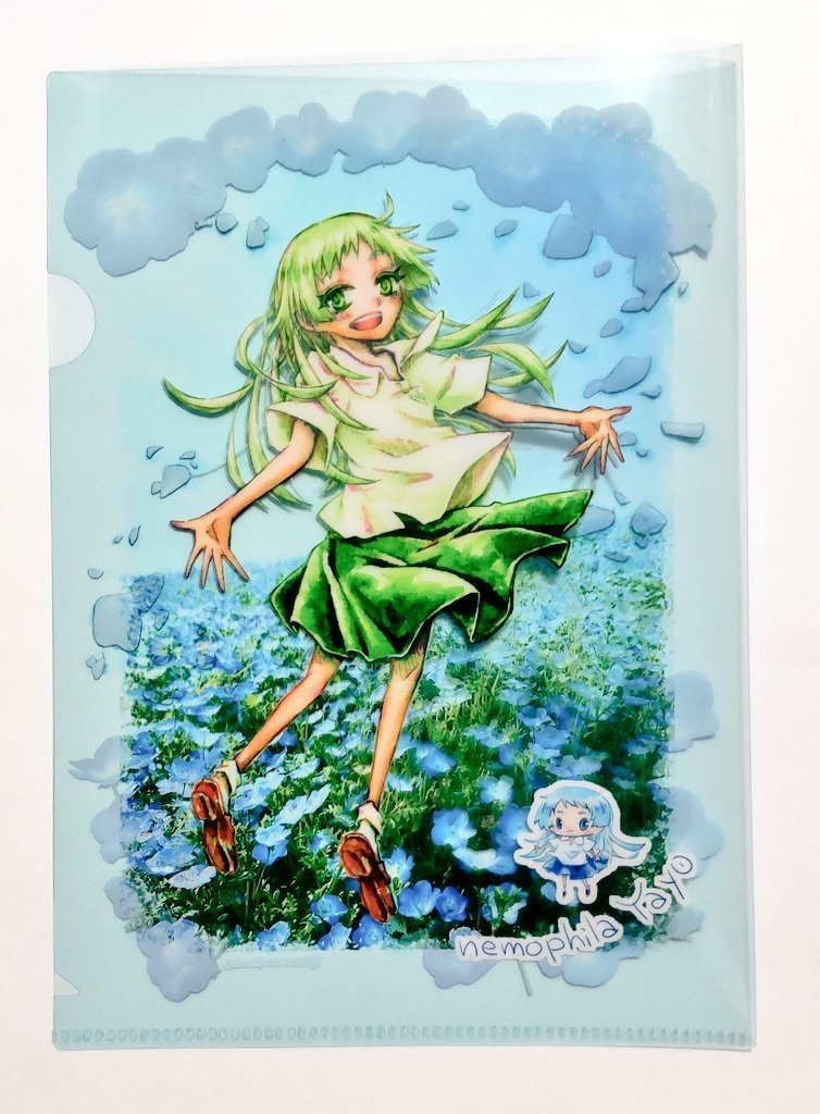 ネモフィラ弥葉のクリアファイル & ポストカード