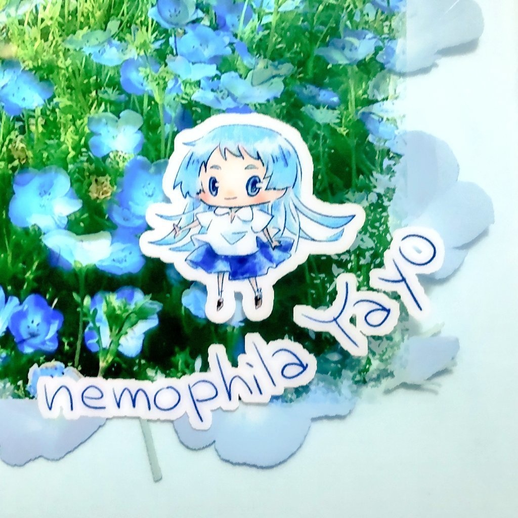 ネモフィラ弥葉のクリアファイル & ポストカード