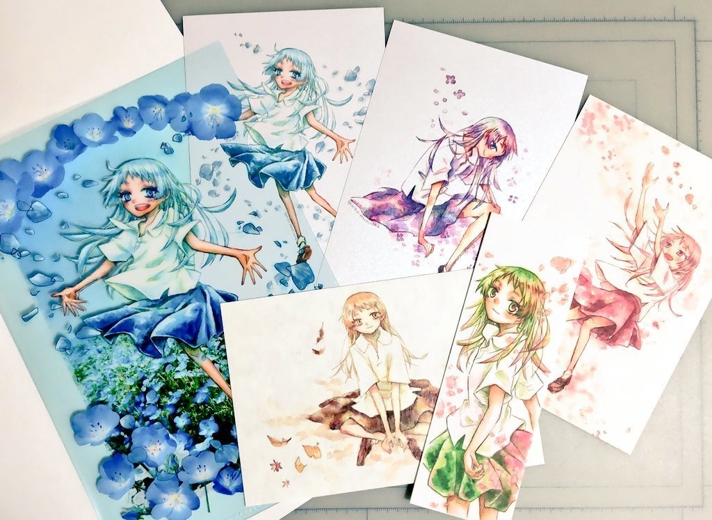 ネモフィラ弥葉のクリアファイル & ポストカード