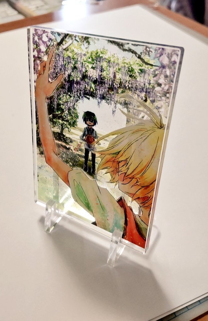 立て掛けアクリルアート 帰宅部／藤影 樹 裏表紙