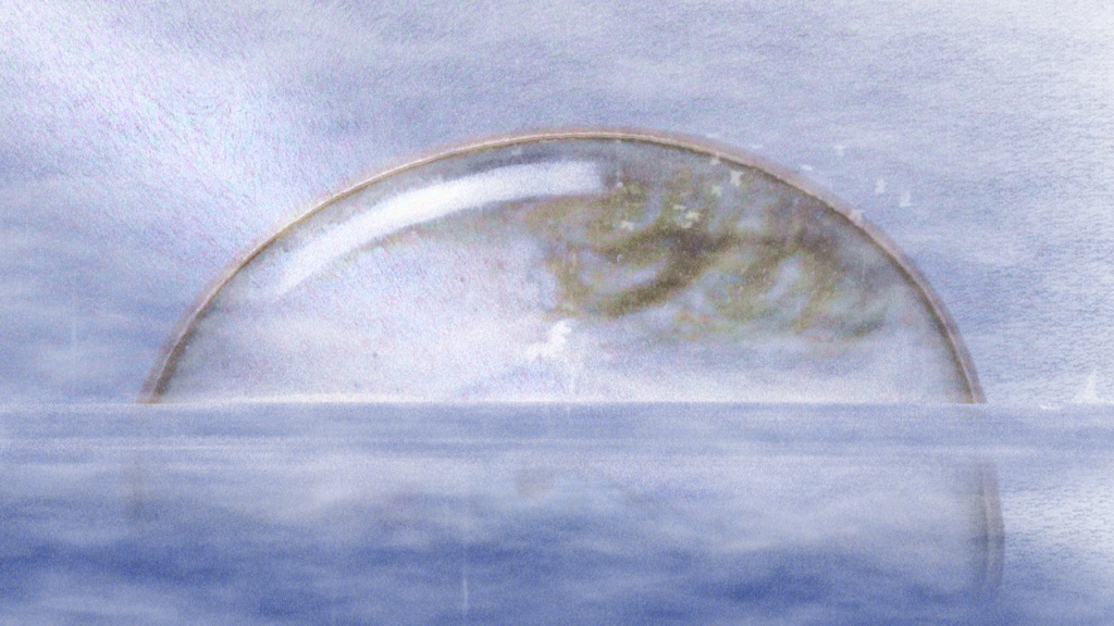 【動画素材】霧雨の海辺 / Haze Sea シネマチックループ背景 Blue ver |海辺・霧・雨|オブジェあり・なし両バージョン収録 |4K+1080p|ココフォリア・VTuber歌枠・OBS対応 【シームレスループ / 音声なし / 商用利用可】