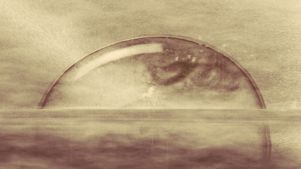 【動画素材】霧雨の海辺 / Haze Sea シネマチックループ背景 Sepia ver |海辺・霧・雨|オブジェあり・なし両バージョン収録 |4K+1080p|ココフォリア・VTuber歌枠・OBS対応 【シームレスループ / 音声なし / 商用利用可】