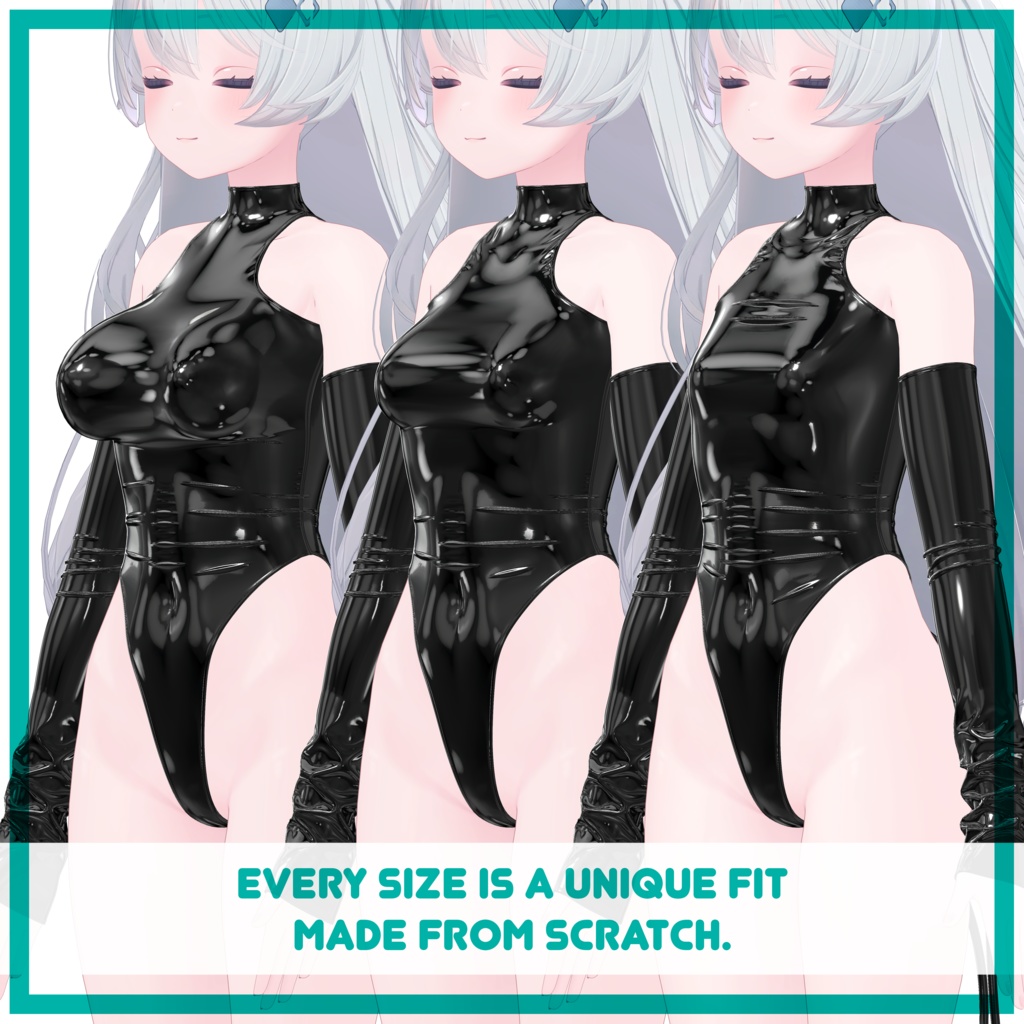 「ショコラ|シフォン | ライム」Latex Succubus for Chocolat, Chiffon & Lime