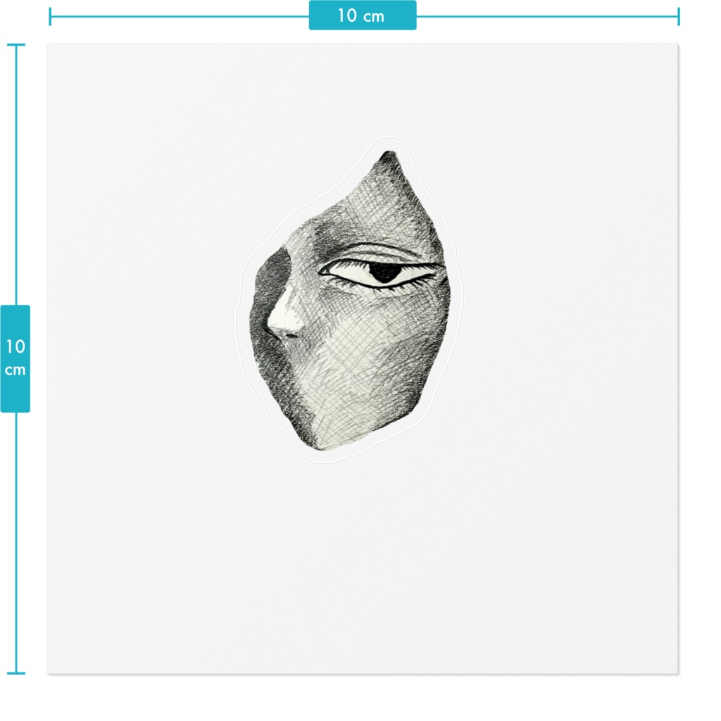 はざまステッカー