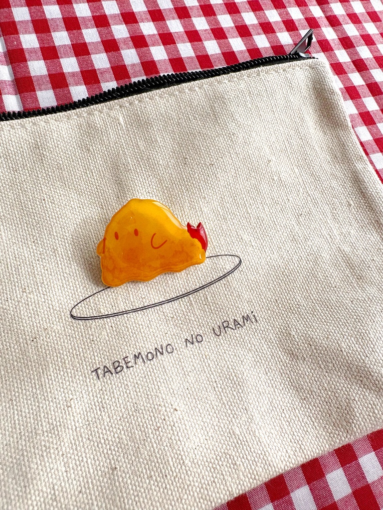 「エビ天」バケメシブローチ