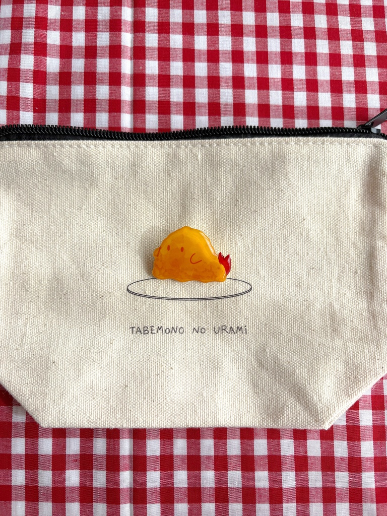 「エビ天」バケメシブローチ