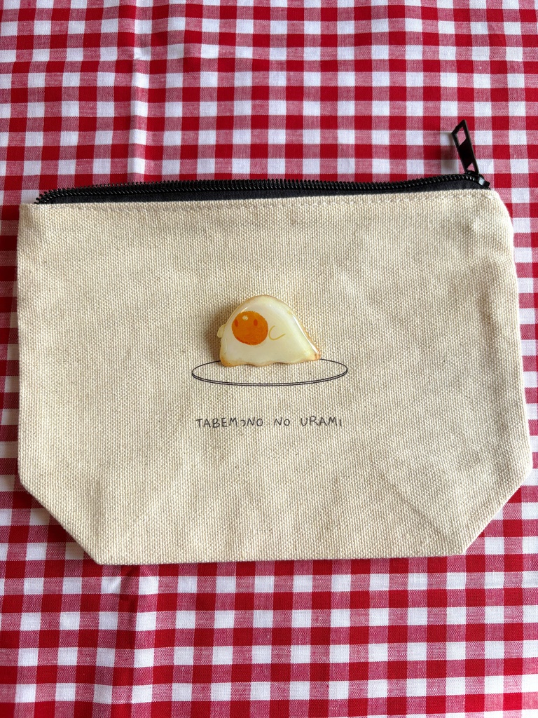 「目玉焼き」バケメシブローチ