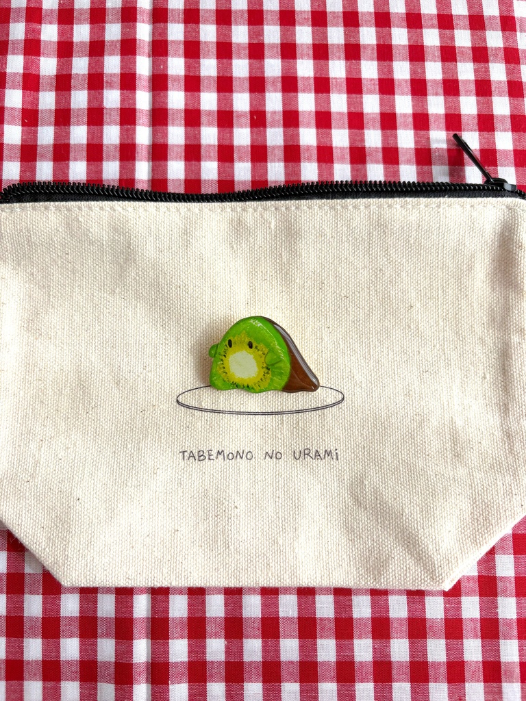 「キウイ」バケメシブローチ