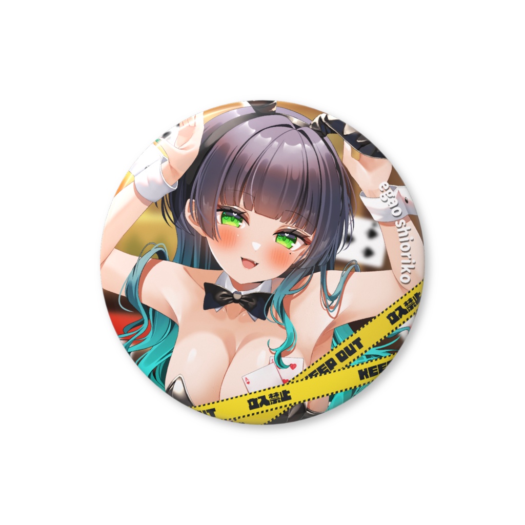 バニーガール缶バッジ