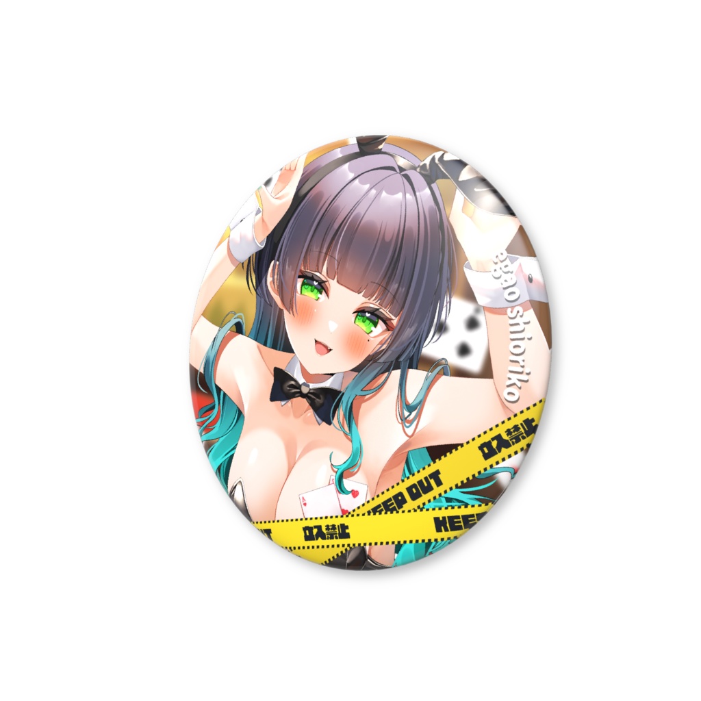 バニーガール缶バッジ