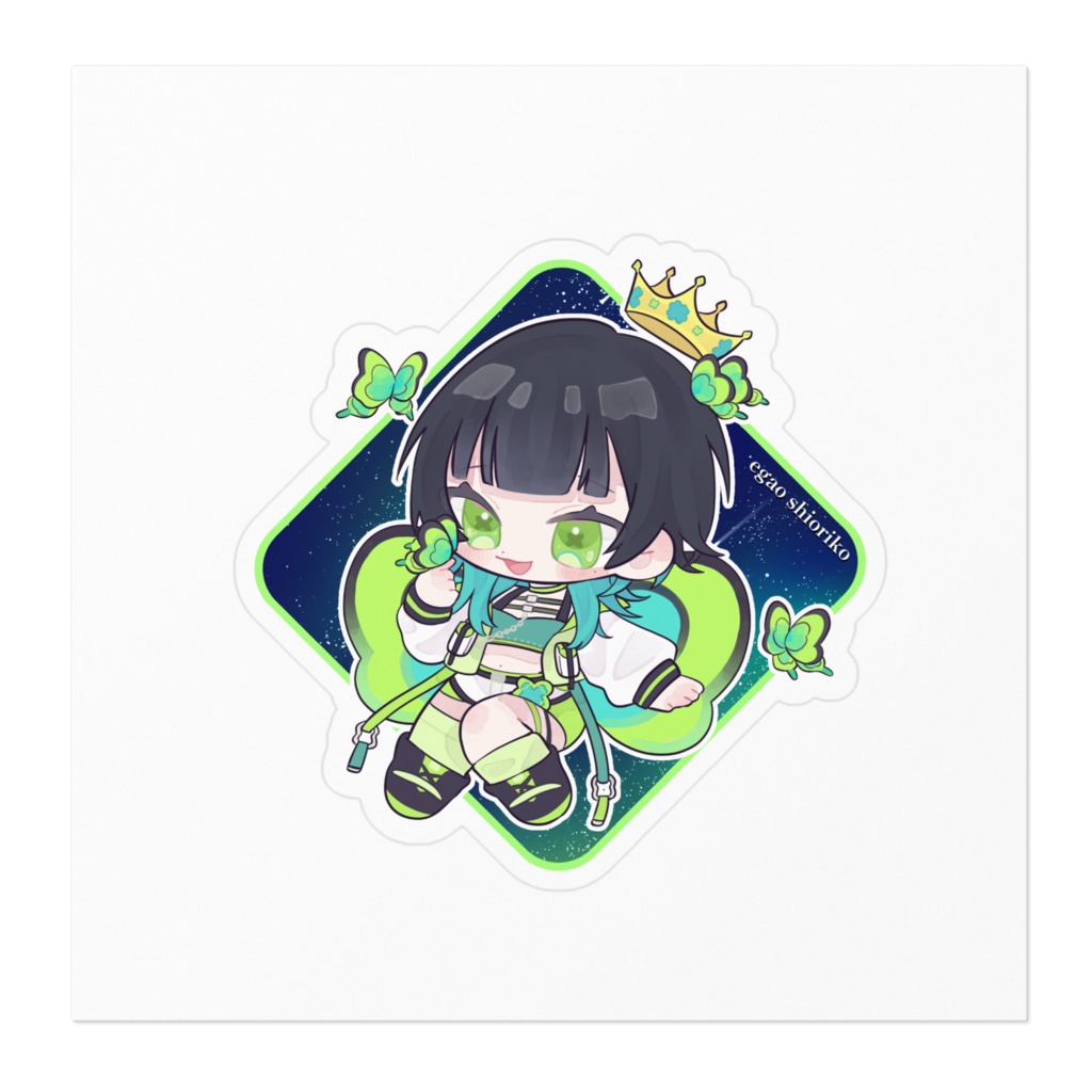 王冠ミニキャラステッカー👑