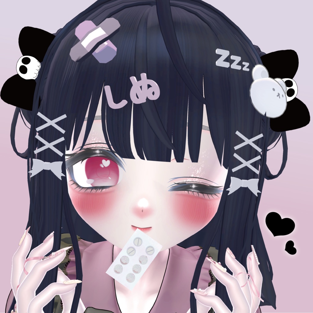 やみかわいい♡ Mauvy Accessory set