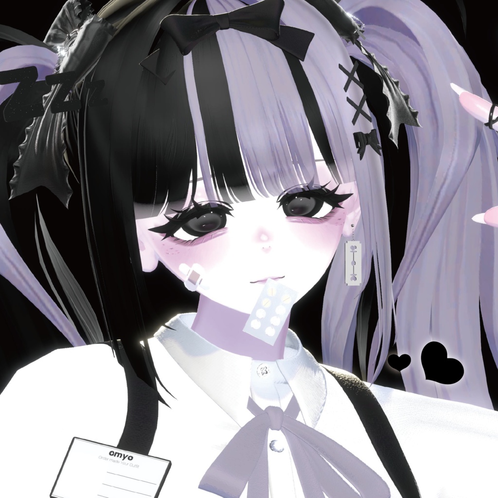 やみかわいい♡ Mauvy Accessory set