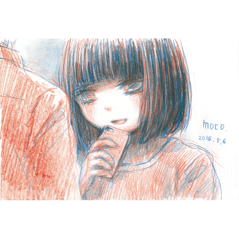 ドローイング集「#赤青鉛筆ドローイング 2」