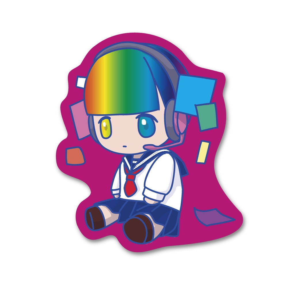 「カクトク」ステッカー5枚セット