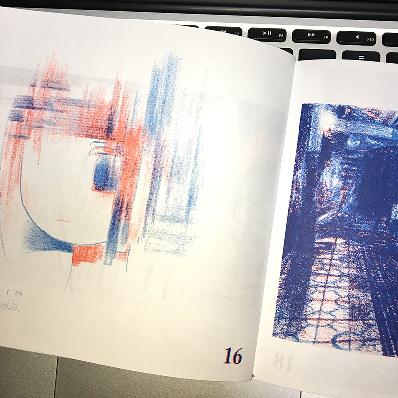 ドローイング集「#赤青鉛筆ドローイング 3」