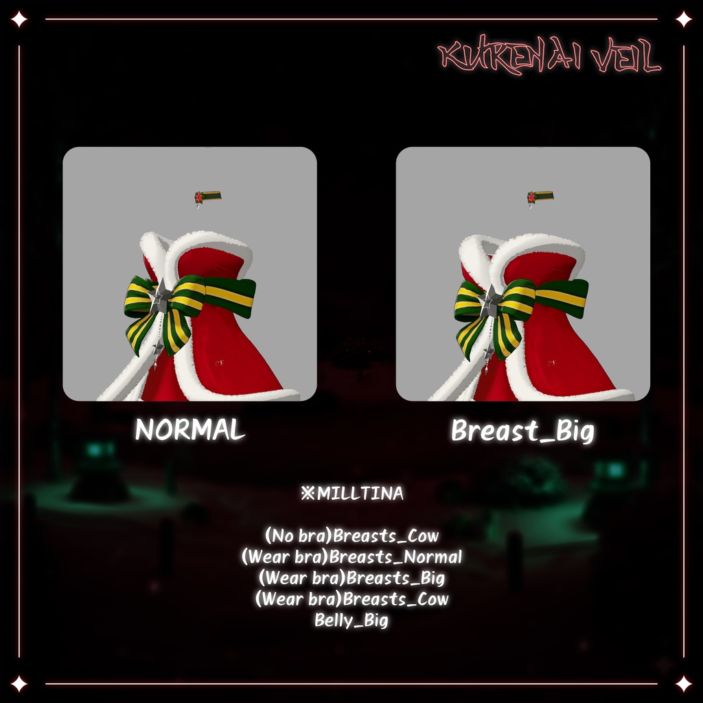 🌙SALE50%🌙KURENAI VEIL【8 Avatars】