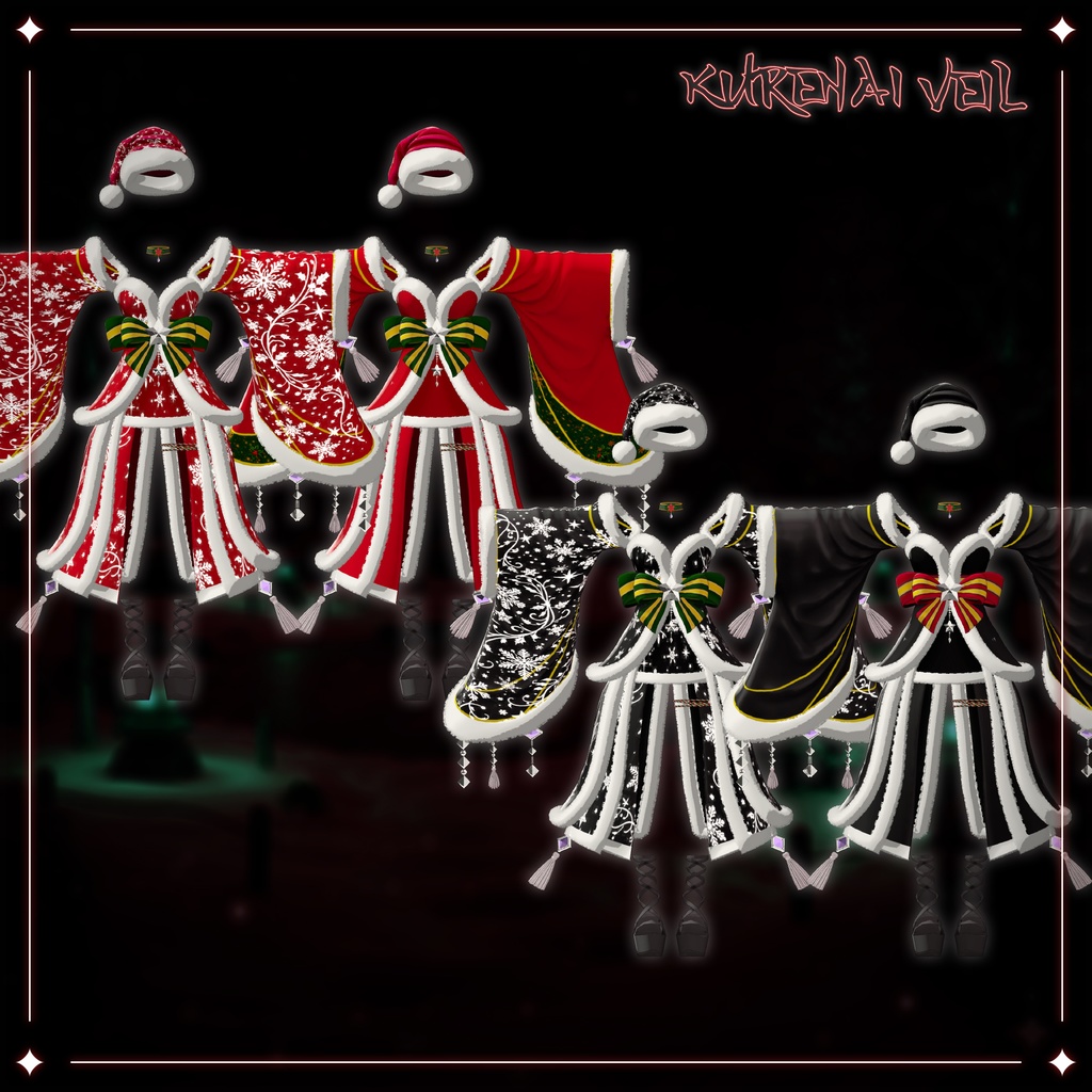 🌙SALE50%🌙KURENAI VEIL【8 Avatars】