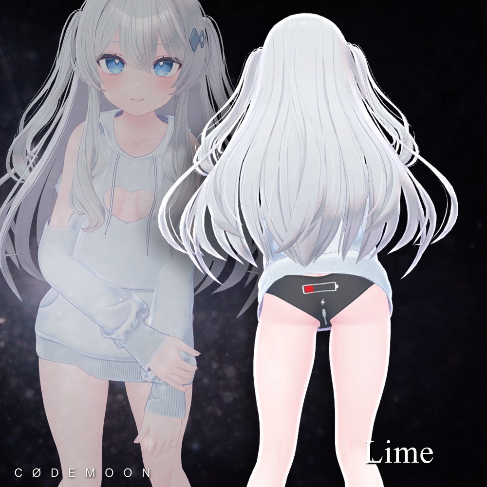 🌙SALE50%🌙Charge mode hoodi【12 Avatars】