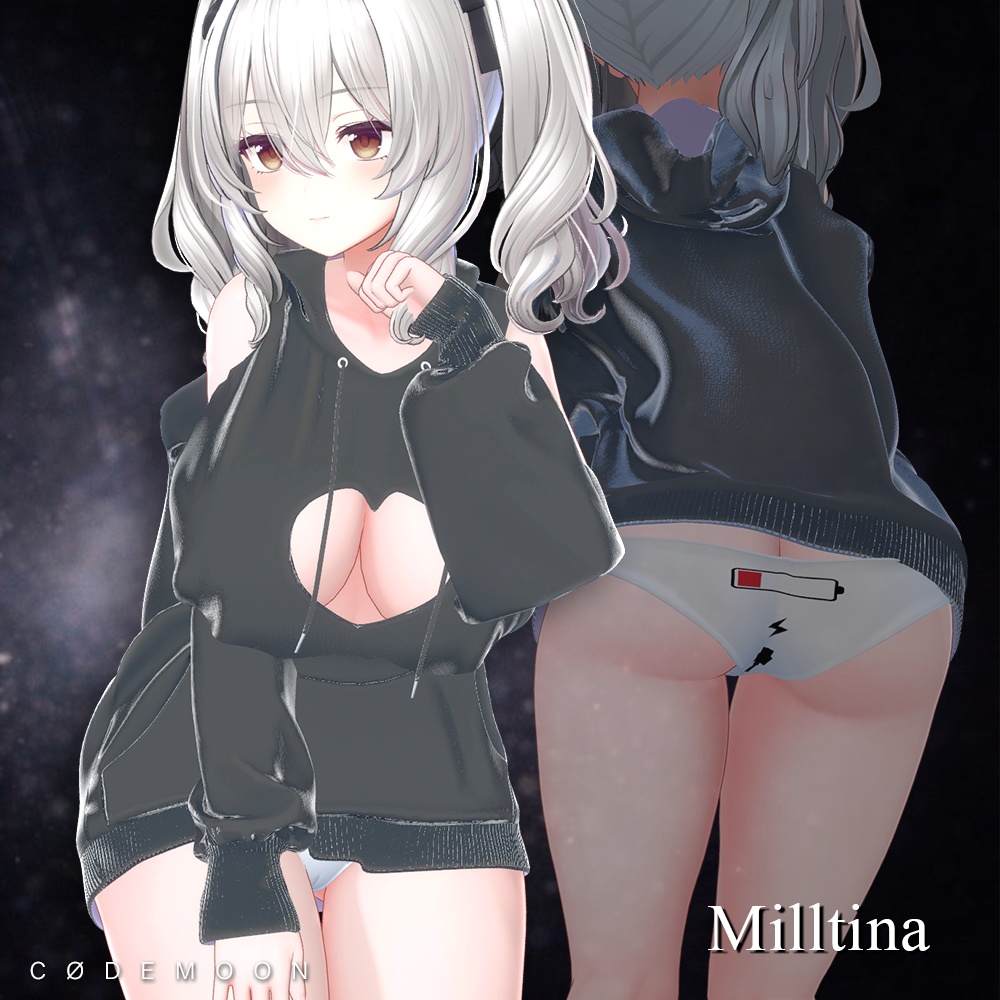 🌙SALE50%🌙Charge mode hoodi【12 Avatars】