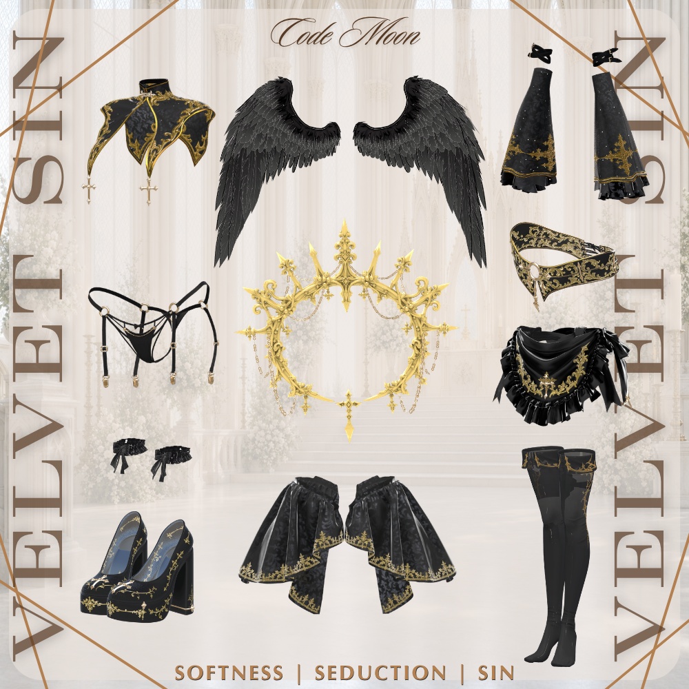 【60% OFF】~26-10-03/21:00🌙Velvet Sin🌙【13 Avatars】