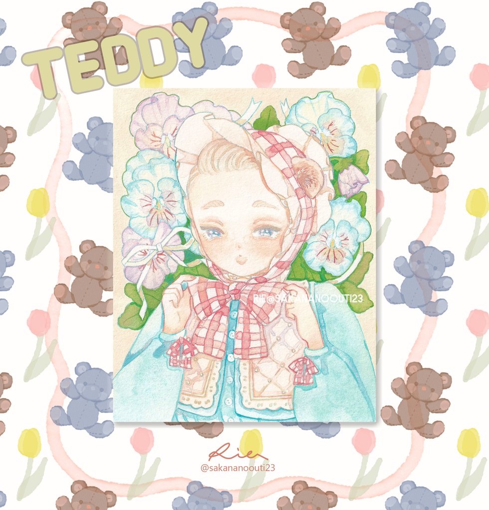 new【原画】「Teddy１」