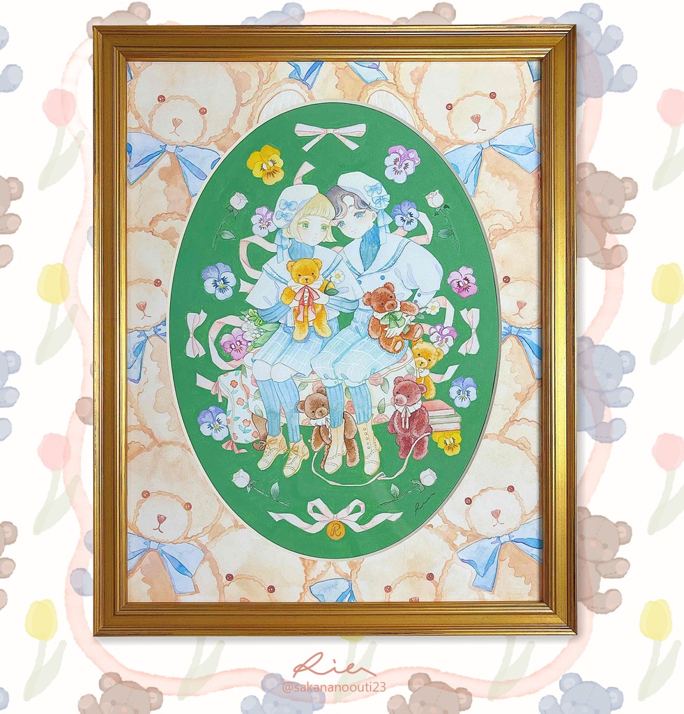 【原画】「あのね。」※額装作品