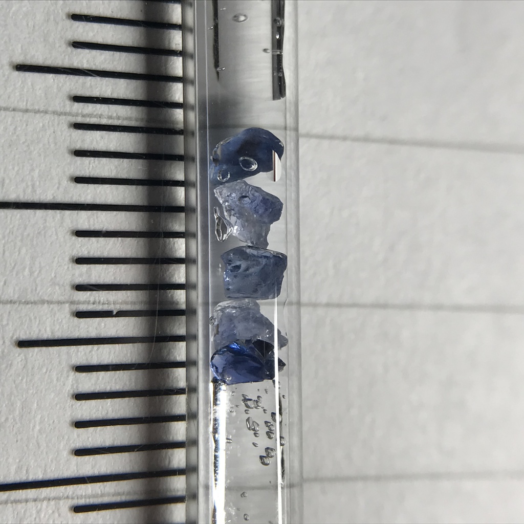 【レビュー用試作品】サファイア入り試験管